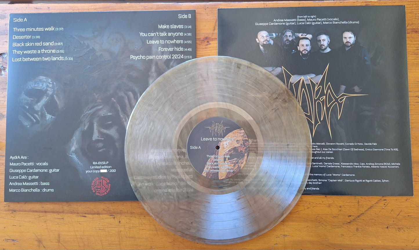 AydrA bundle vynil + t-shirt "Leave to Nowhere"