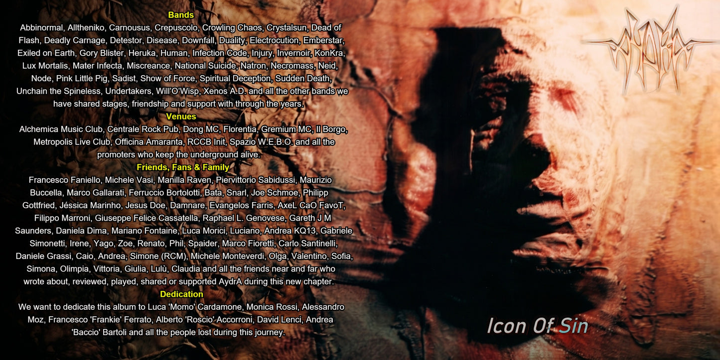 AydrA — Icon of Sin (2026 Remaster) — CD