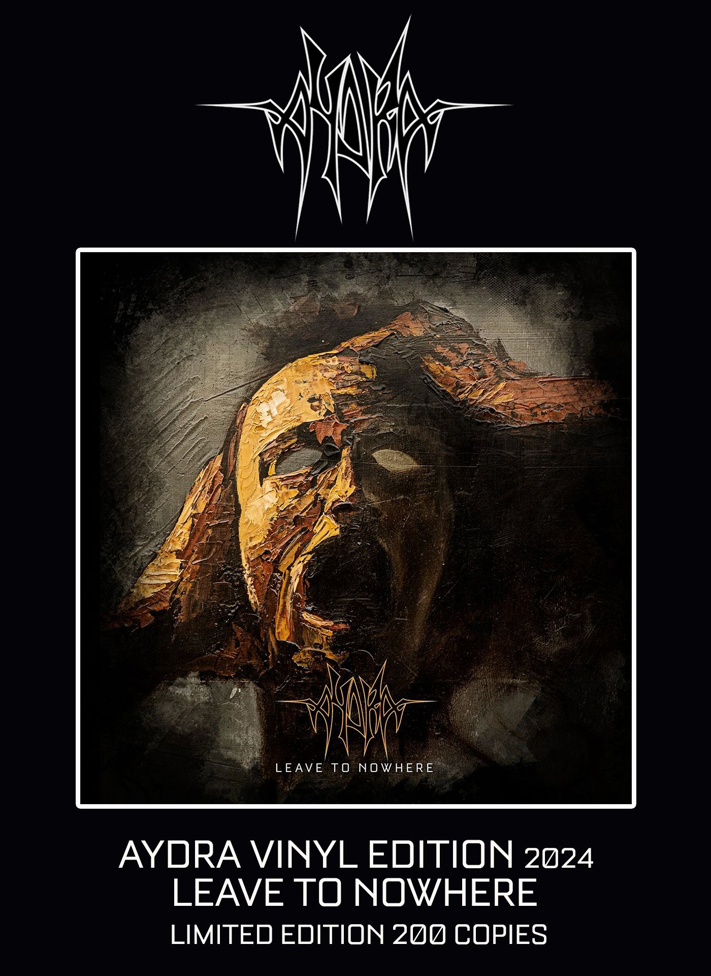 AydrA bundle vynil + cd + t-shirt  "Leave to Nowhere"