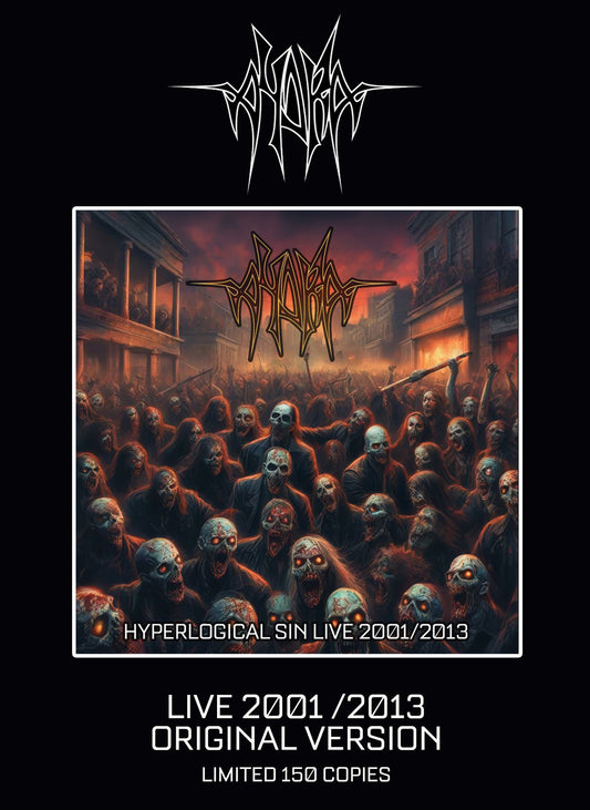 AydrA Hyperlogical sin live 2001/2013  cd live 18 tracks 150 limited numbered copies