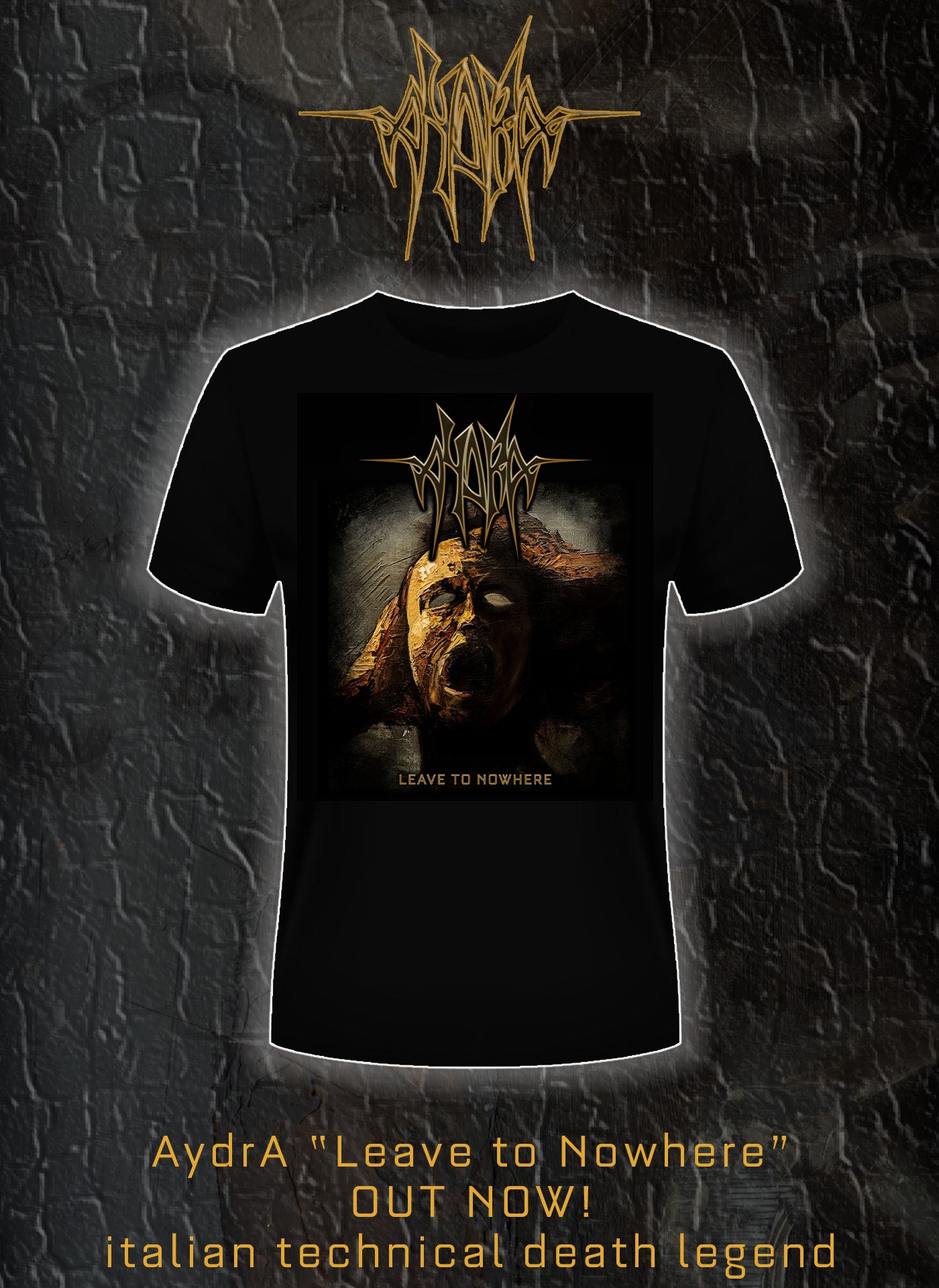 AydrA bundle vynil + t-shirt  "Leave to Nowhere"