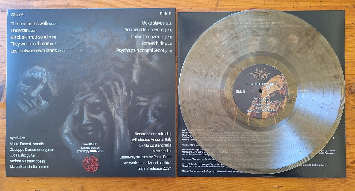 AydrA bundle vynil + cd + t-shirt  "Leave to Nowhere"