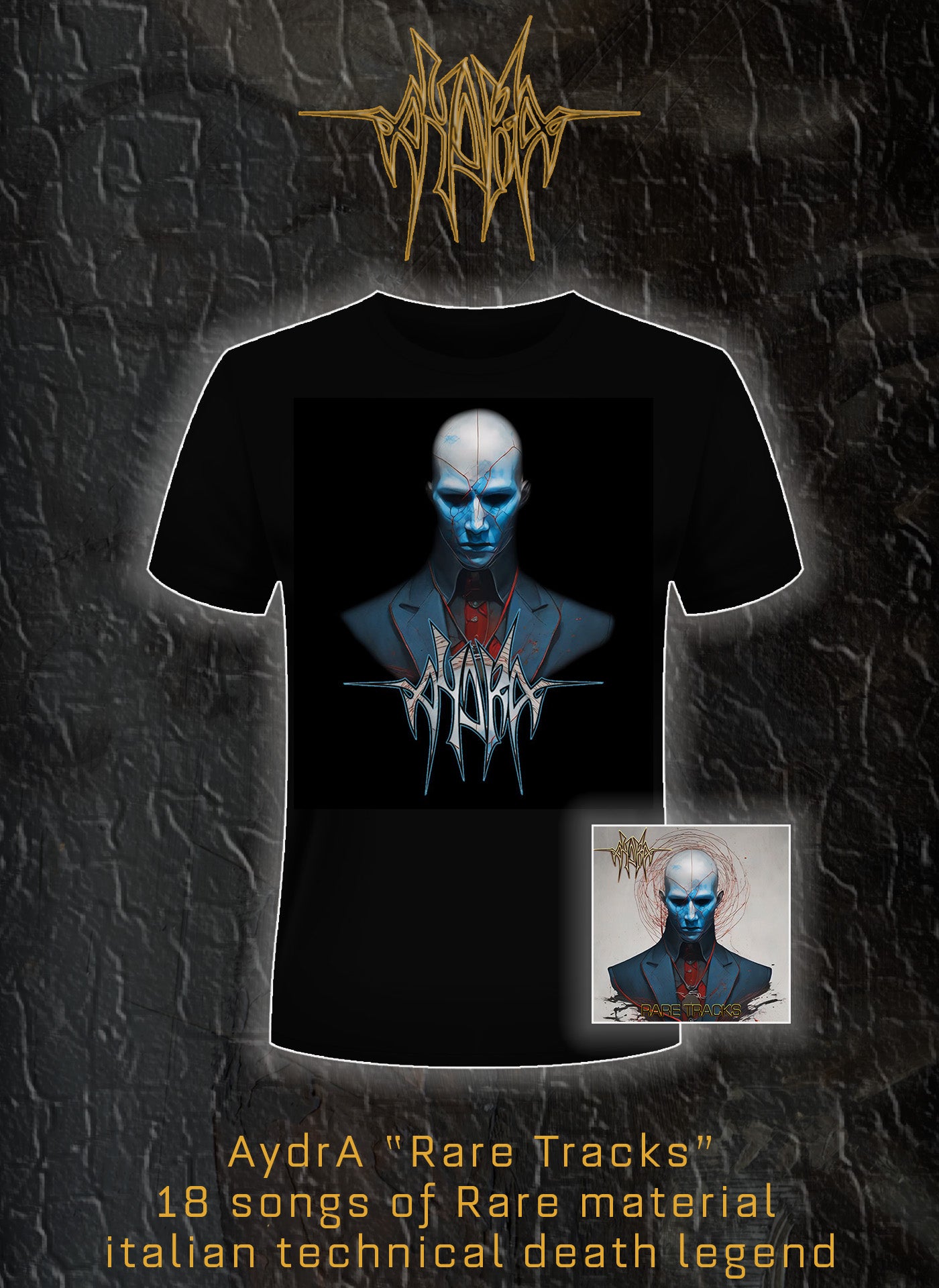 AydrA bundle "Rare Tracks cd" + t-shirt