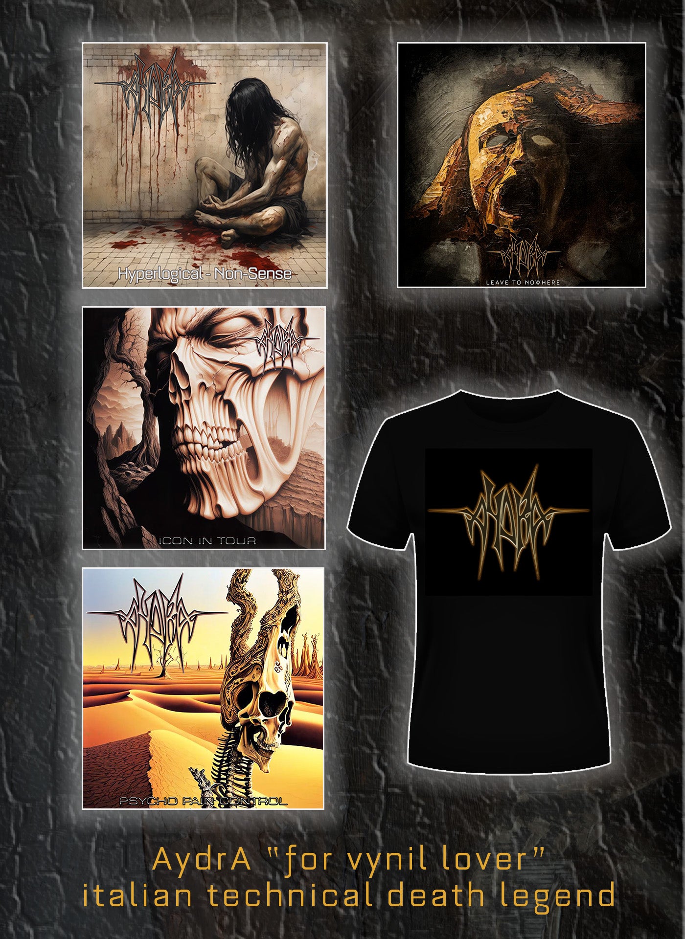 AydrA bundle vynil collection + logo shirt AydrA